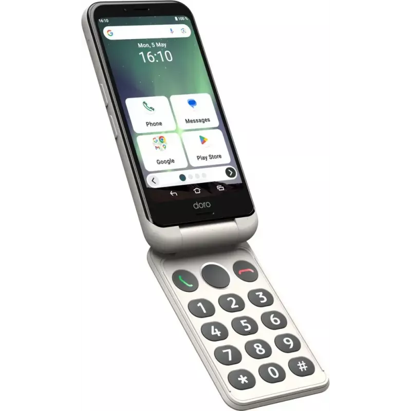 Išmanusis telefonas Doro Aurora A20 4.5 colio 4 GB 64 GB Juoda Balta