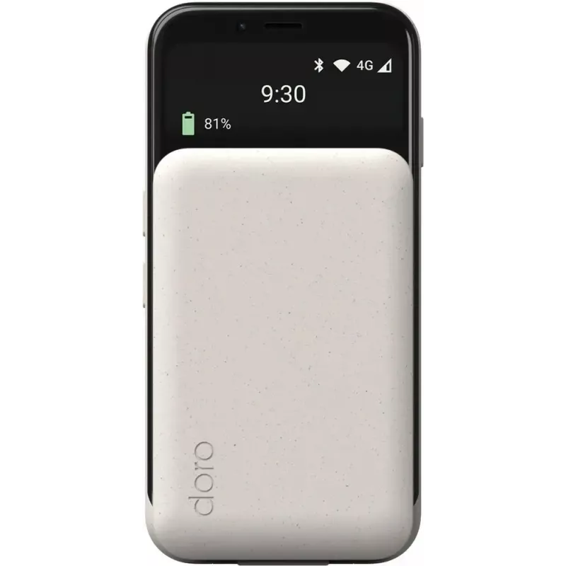 Išmanusis telefonas Doro Aurora A20 4.5 colio 4 GB 64 GB Juoda Balta