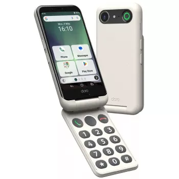 Išmanusis telefonas Doro Aurora A20 4.5 colio 4 GB 64 GB Juoda Balta