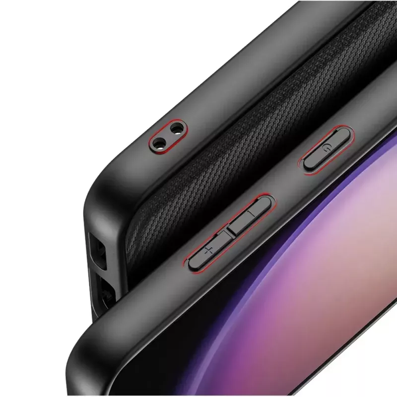 Mobiliojo telefono dėklas Nevox StyleShell NYLO Samsung Galaxy S24 Plus juodas 16,8 cm