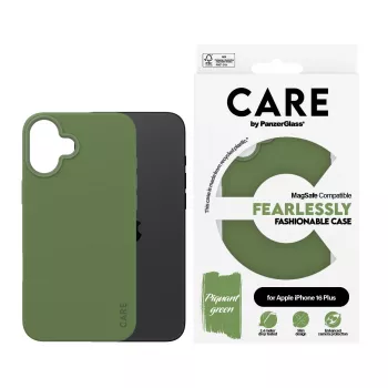PanzerGlass CARE™ by ® Dėklas Green su MagSafe iPhone 16 Plus, Apsauginis dėklas, Apple, Apple - iPhone 16 Plus, Žalia