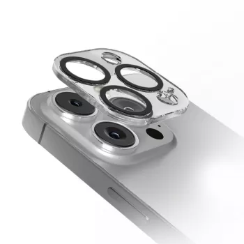 Ekrano ir fotoaparato lęšių apsauga SBS TECAMGLIP16PK, skirta iPhone 16 Pro/Pro Max, atspari įbrėžimams, permatoma