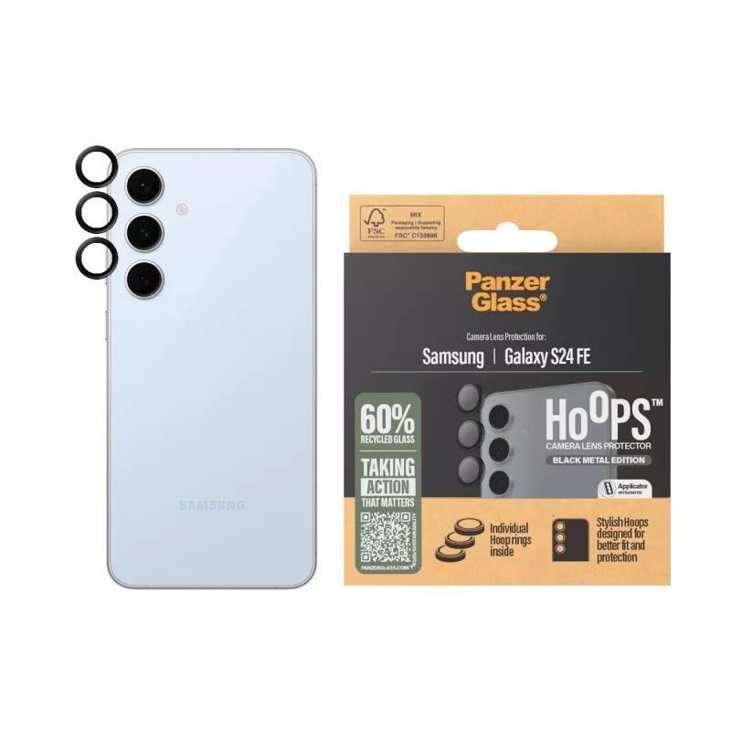 PanzerGlass ® Hoops® Camera Lens Protector Samsung Galaxy S24 FE