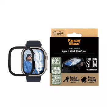 PanzerGlass Snappie Full Body Slim Black Apple Watch Ultra 3 | Ultra 2 | Ultra | 49 mm