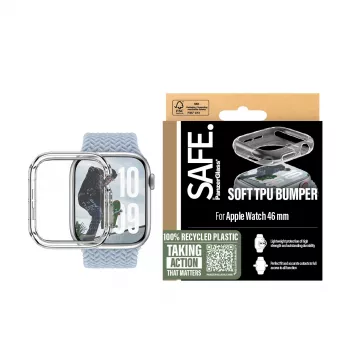PanzerGlass SAFE. TPU Bumper Skaidrus Apple Watch Series 11 | 10 | 46mm