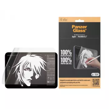 PanzerGlass ® GraphicPaper® ekrano apsauga iPad Mini 8,3'' (2021, 2024) | Ultra-Wide Fit