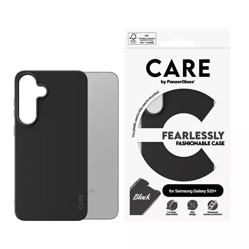 PanzerGlass CARE™ by ® Dėklas Black Samsung Galaxy S25+