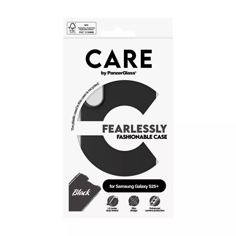 PanzerGlass CARE™ by ® Dėklas Black Samsung Galaxy S25+