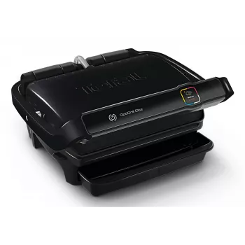 Kontaktinė gruzdintuvė Tefal OptiGrill Elite GC7508 juoda termoplastinė stačiakampė