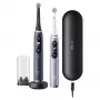 Sukamasis-osciliuojantis dantų šepetėlis Oral-B iO 80363731 Juodas Sidabrinis Suaugusiems Dantenų priežiūra Jautrūs dantys Balinimas