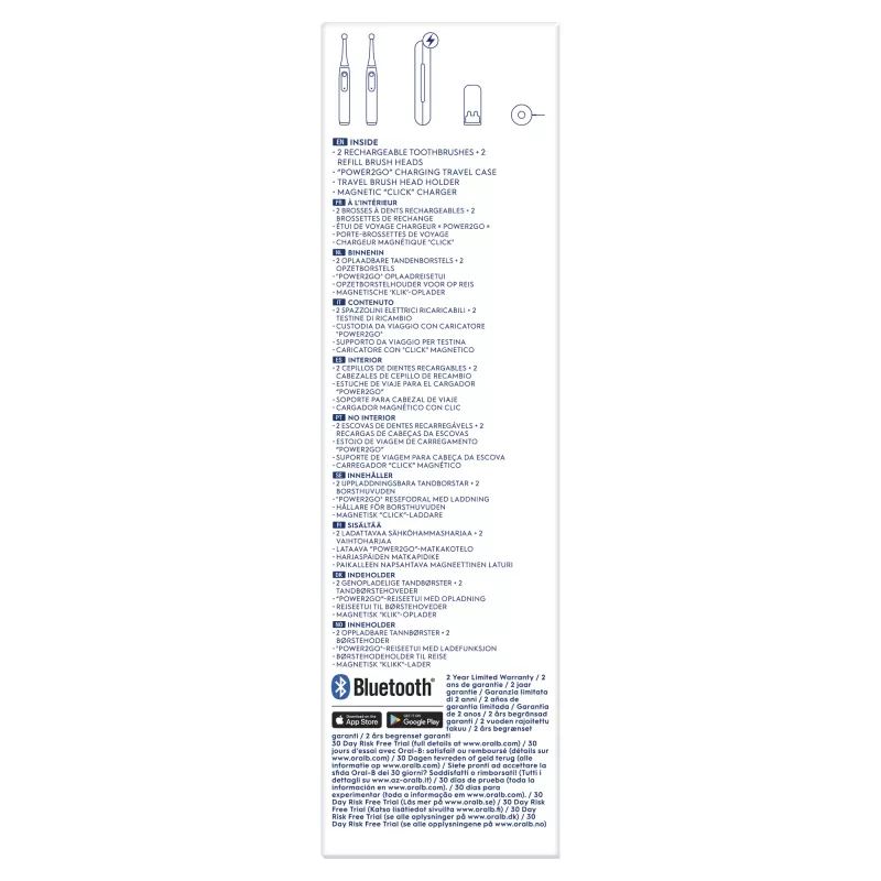 Sukamasis-osciliuojantis dantų šepetėlis Oral-B iO 80363731 Juodas Sidabrinis Suaugusiems Dantenų priežiūra Jautrūs dantys Balinimas