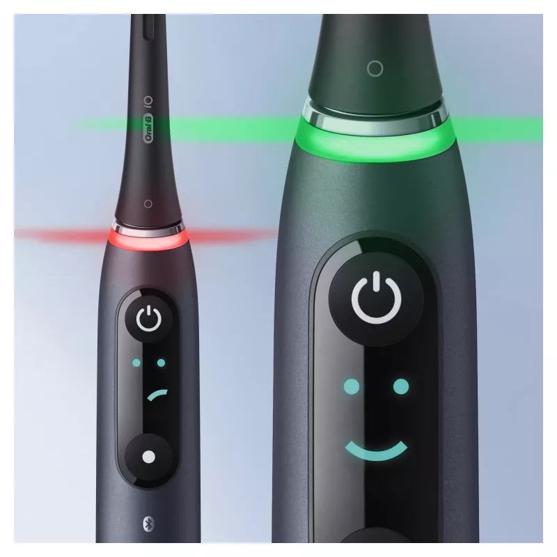 Sukamasis-osciliuojantis dantų šepetėlis Oral-B iO 80363731 Juodas Sidabrinis Suaugusiems Dantenų priežiūra Jautrūs dantys Balinimas