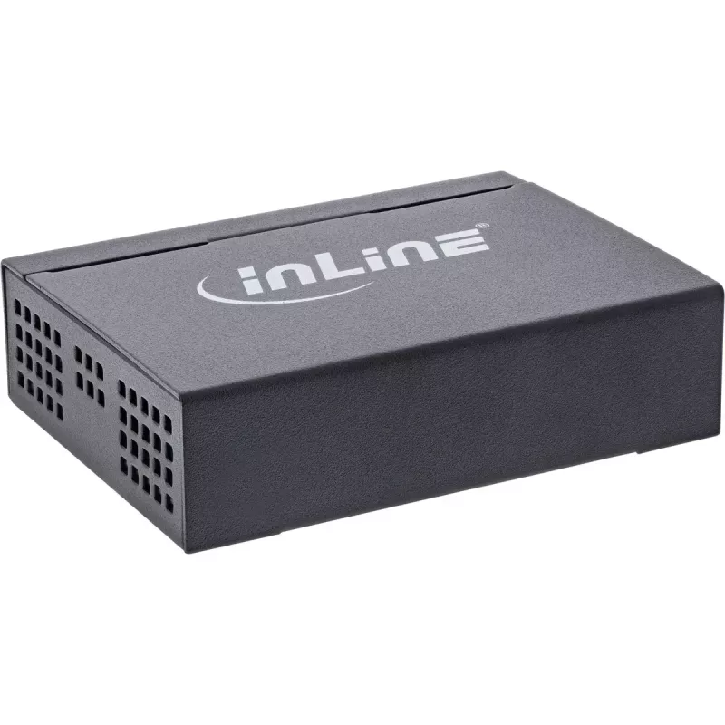 InLine Gigabit tinklo jungiklis 5 prievadų, 1 Gb/s, stalinis, metalinis korpusas, be ventiliatoriaus