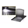 KVM jungiklis ATEN CL1308N, montavimas į stelažą, juoda, PS/2 USB VGA, 1U