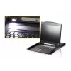 ATEN CL1000N konsolė stelažui 48,3 cm (19 inch) juoda 1U