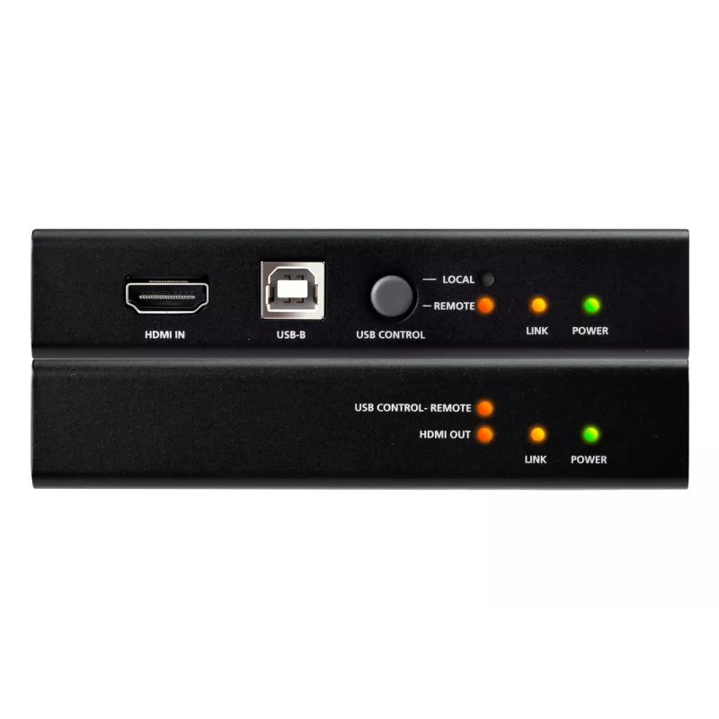 AV KVM prailgintuvas ATEN CE801 – USB True 4K HDMI per Cat6 (4K @ 70 m / FHD @ 100 m), HDMI ir USB Type-A, juodas