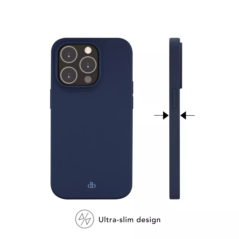 dbramante1928 Monaco iPhone 14 Pro Max Pacific Blue tvirtas dėklas