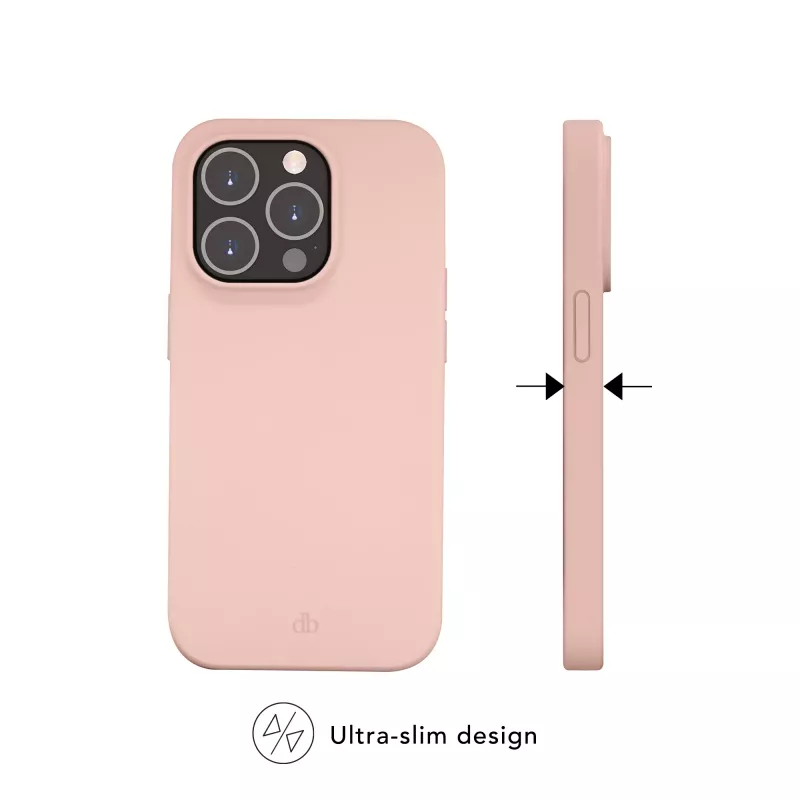 Dėklas dbramante1928 Monaco iPhone 14 Pro Max Pink Sand