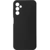 eSTUFF Madrid ES673213-BULK Silk Touch silikoninis dėklas, tinkantis Samsung Galaxy A14 5G, juodas