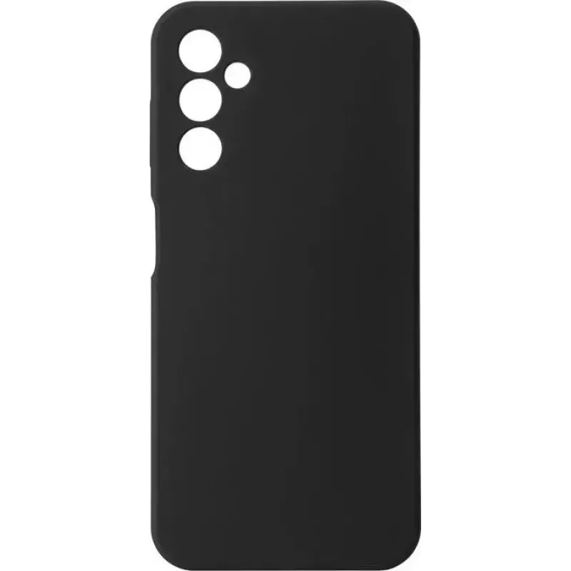 eSTUFF Madrid ES673213-BULK Silk Touch silikoninis dėklas, tinkantis Samsung Galaxy A14 5G, juodas