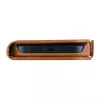 Folio dėklas dbramante1928 Lynge iPhone 15 Tan Monochromatic Brown