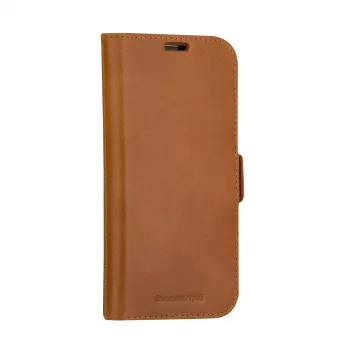 Dėklas su pinigine dbramante1928 Lynge iPhone 15 Plus Ruda