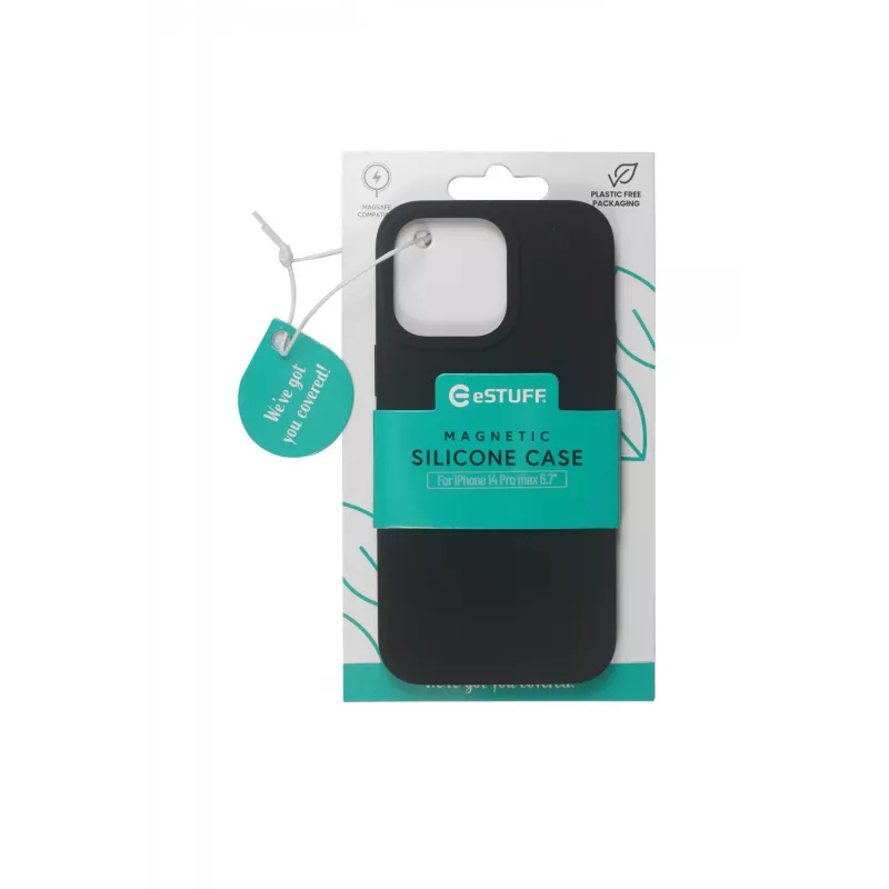 eSTUFF ES67150008 apsauginis dėklas iPhone 14 Pro Max (6,7 inch) juodas