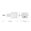 dbramante1928 re-charge Pro - Sieninis USB-C 25W įkroviklis, baltas