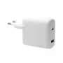 Įkroviklis d bramante re-charge Pro EU – vidaus AC 110–240 V, USB‑C 65 W + USB‑A 18 W, baltas