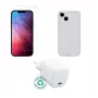Mobiliojo įrenginio įkroviklis eSTUFF ES-KIT-IPH14 USB Type-C vidaus naudojimui, permatomas baltas
