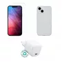 Mobiliojo įrenginio kroviklis eSTUFF ES-KIT-IPH15 vidaus AC skaidri b alta USB Type-C