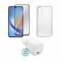 Mobiliojo įrenginio įkroviklis eSTUFF ES-KIT-SAMGALA34, vidaus AC, permatomas baltas, USB Type-C