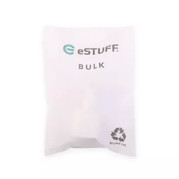 eSTUFF ES637025-BULK greitasis sieninis kroviklis, USB Type-C, 12 V, balta spalva