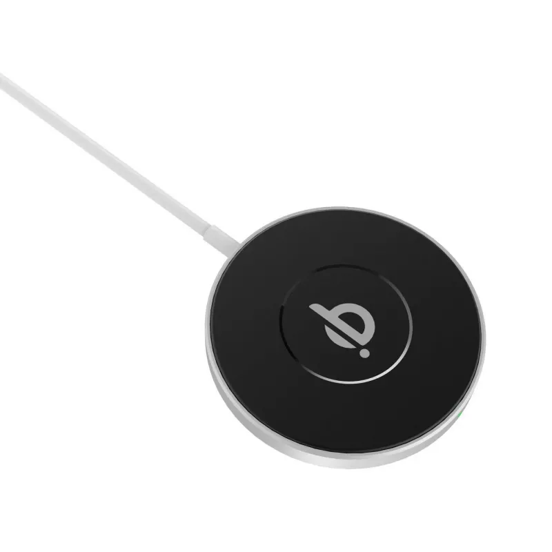 eSTUFF ES638100 belaidis įkroviklis išmaniesiems telefonams, aliuminis, 15 W, greitasis įkrovimas, Qi/MagSafe