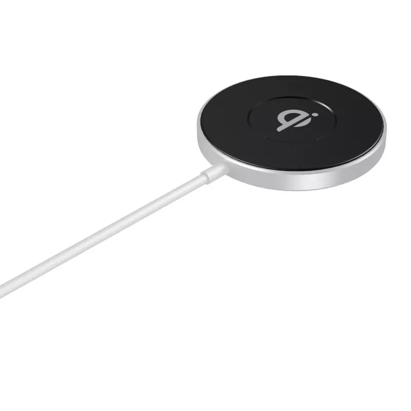 eSTUFF ES638100 belaidis įkroviklis išmaniesiems telefonams, aliuminis, 15 W, greitasis įkrovimas, Qi/MagSafe