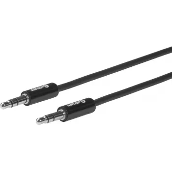 eSTUFF ES608001 garso kabelis 0,5 m 3,5 mm juodas