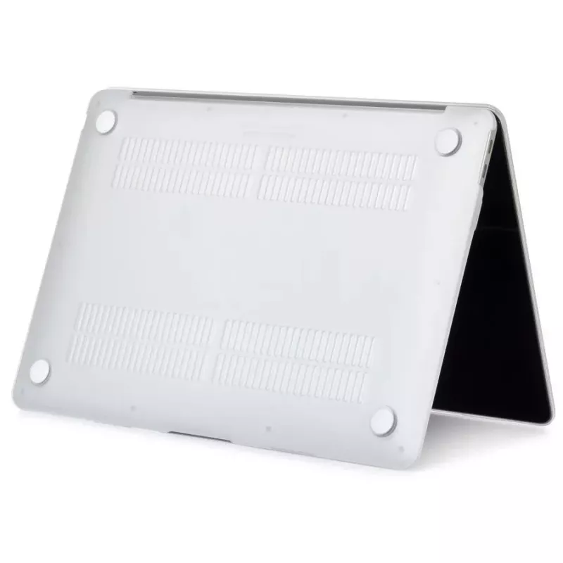 eSTUFF Hardshell dėklas MacBook Air 13,6 colio (M2/M3/M4) kompiuteriui, skaidrus (ES690050-BULK)