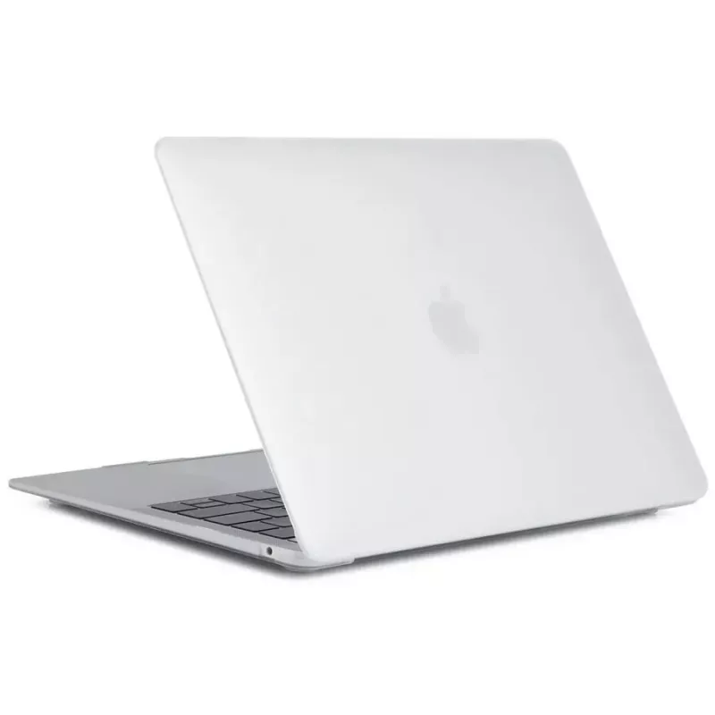 eSTUFF Hardshell dėklas MacBook Air 13,6 colio (M2/M3/M4) kompiuteriui, skaidrus (ES690050-BULK)