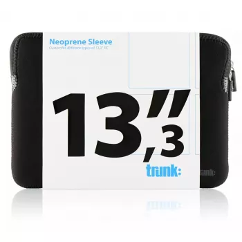 Dėklas nešiojamam kompiuteriui Trunk TR-PC13-BLK 33,8 cm 13,3 colio juodas