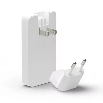 dbramante1928 Pro - EU/US plonas įkroviklis - USB-C 65W+USB-A 30W - balta