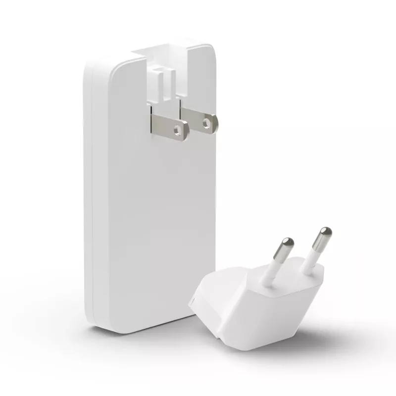 dbramante1928 Pro - EU/US plonas įkroviklis - USB-C 65W+USB-A 30W - balta