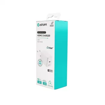 eSTUFF INFINITE ES637046 USB-C įkroviklis EU PD 45W GaN