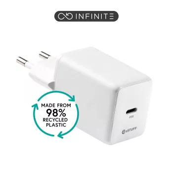 eSTUFF INFINITE ES637046-BULK USB-C įkroviklis EU 45W GaN