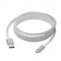 USB-A į USB-C duomenų kabelis d bramante re-charge Pro BRD Cable 2.5 m, USB 2.0, baltas