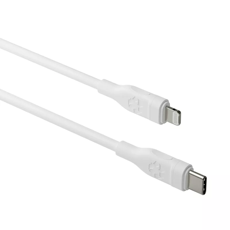 USB-C į Lightning laidas 1,2 m, d bramante re-charge Pro, baltas