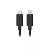 Veho USB-C – Lightning kabelis, 1 m, juodas