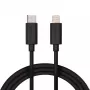 Veho USB-C – Lightning kabelis, 1 m, juodas