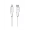 Lightning laidas eSTUFF ES602170-BULK 1m baltas USB C 2.4A