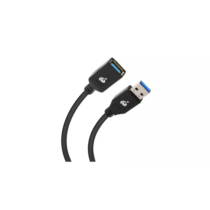 IOGEAR G2LU3AMF USB A prailginimo kabelis USB 3.2 Gen 1 0,3 m juodas