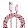 USB laidas Garbot C-05-10196 1m USB A Micro-USB B Rožinis